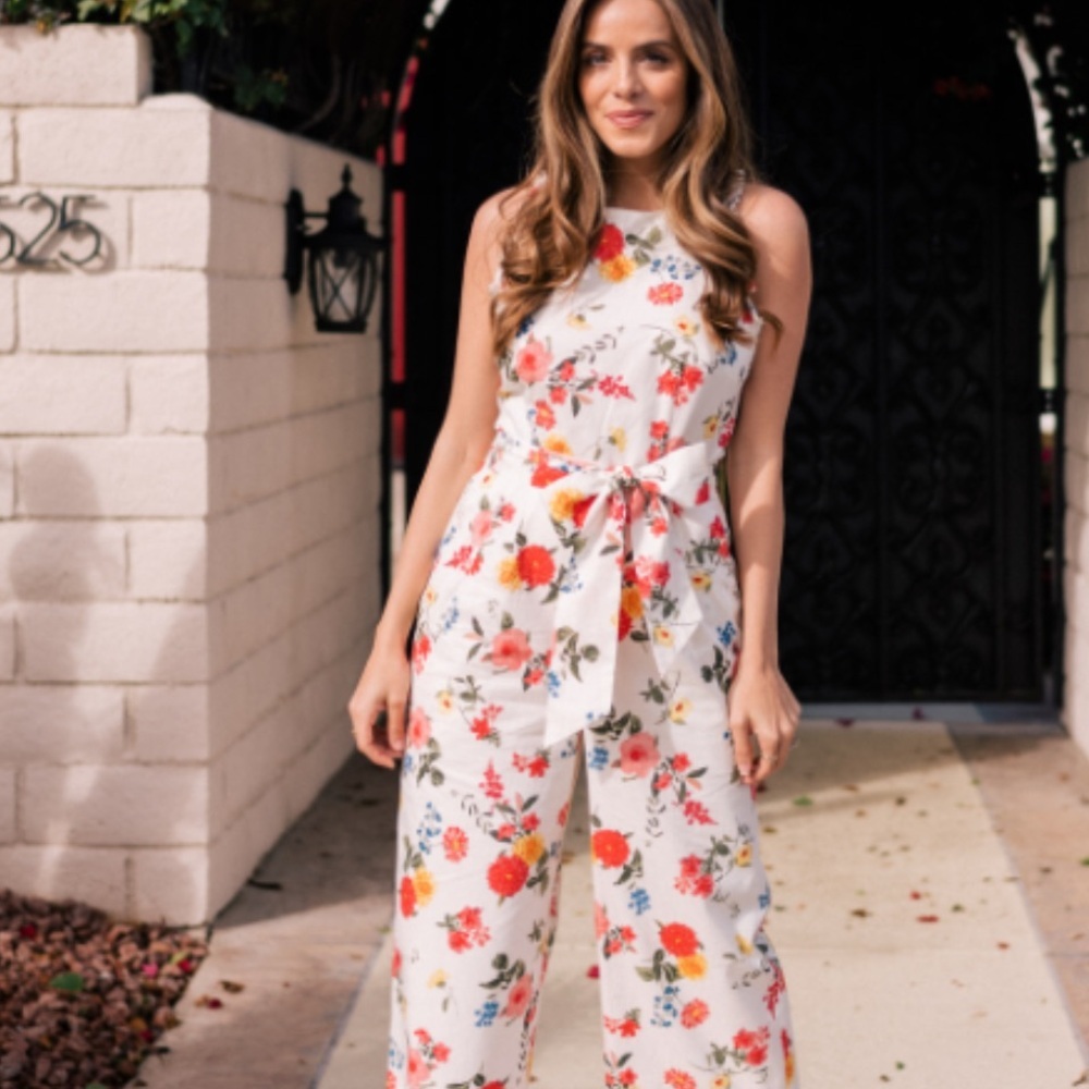 Gal Meets Glam Multicolor Floral Jumpsuit